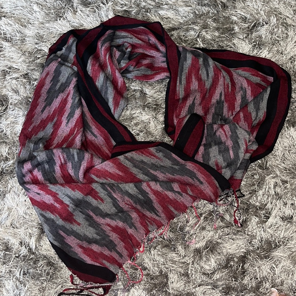 Tasseled Long Scarf